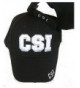 CSI Embroidered Adjustable HAT Black Ball Cap - C1113QGJU2B