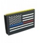 iCraft-Slim Front Pocket USA Flag Tactical Patch Wallet - Thin Blue Line and Thin Red Line - C5185RL07K6