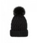 Tossa Debbie Womens Crochet Pom Blk in Women's Skullies & Beanies