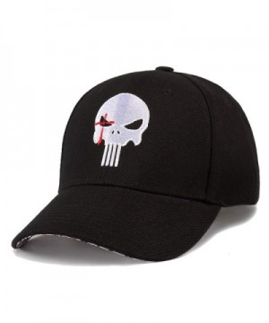 Quanhaigou Baseball Cap For Men Women- Polo Style Dad Hat Cool Unstructured Snapback - Punisher - C5189WSWLGL