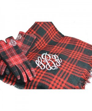 Monogrammed Plaid Blanket Scarf Extra Large - CQ12O54VBUI