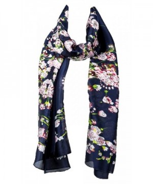 Womens Silk Scarf Luxurious Neckerchief in Fashion Scarves