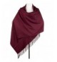 Cashmere Poncho Blanket Scarfs Fringe in Wraps & Pashminas