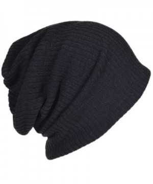 Stripe Slouchy Beanie Hip hop Skullcap in Men's Sun Hats