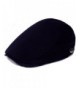 WEIJUN Retor Classic Beret Hat Badge newsboy Cap Solid Color Outdoor For Men - Navy - CJ187XXRQNS