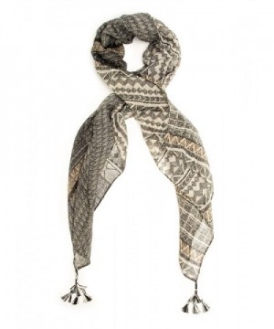 Bohomonde Square Scarf Tribal Tassel