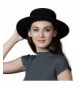 SIGGI Womens 100% Wool Felt Fedora Hat Wide Brim Classic Pork Pie Hat Colors - 88350_black - C112MZTOAMU