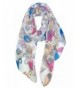 GERINLY Animal Print Scarves: Cute Elephant Pattern Wrap Scarf For Women - Cute Beige - CG12M25WDQB