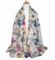 GERINLY Animal Print Scarves Elephant in Fashion Scarves