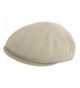 Broner 100% Cotton Knit IVY Flat Hat Ventair Summer Scally Driving Cap - Natural - C211AZVXJRL