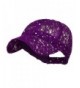 Lace Sequin Glitter Cap - Purple W41S52F - CY110A3TW39
