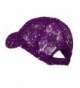 Lace Sequin Glitter Cap Purple in Women's Baseball Caps