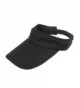 Febecool Unisex Women Visor Sun Plain Hat Sports Cap Colors Golf Tennis Beach Adjustable Hat - Black - CU12O43Q74G
