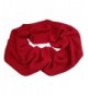 N'Ice Caps Womens Solid Chain Stitched Infinity Circle Scarf - Red - CD124DICW43