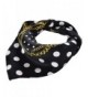 Salutto Women Silk Pattern Square Scarf Kerchief Neck Scarf Neckerchief - Dotblack - C312O4MLLR7