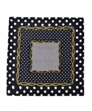 Salutto Kerchief Neckerchief Pattern BlackWhite