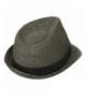 Van Heusen Herringbone Fedora Charcoal