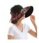 FakeFace Sun Protective Floppy Wide Brim Beach Travel Sun Hat Visor Sunhat - Black - CX12GYK19R9