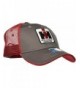 Case IH Trucker Hat Cap in Charcoal and Red - CN110RU1P45