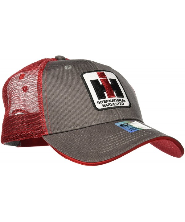 Case IH Trucker Hat Cap in Charcoal and Red - CN110RU1P45