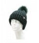 MIRMARU Womens Winter Ribbed Knitted in Women's Skullies & Beanies