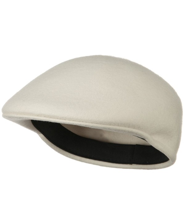 Wool Felt Ivy Cap - White W10S51F - CM110J6FOGH