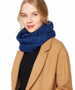EUPHIE YING Women Men Thick Winter Infinity Circle Loop Scarf- Warm and Soft - Blue - CB1867W8223