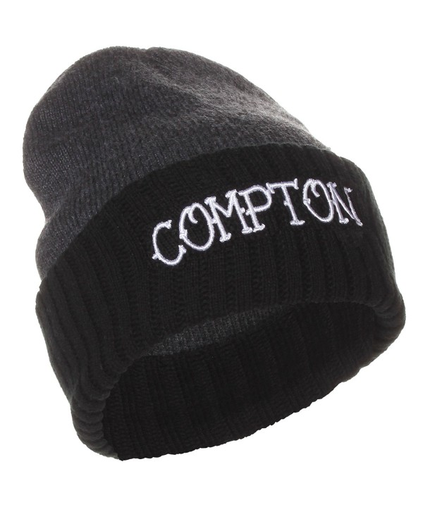 American Cities Unisex USA Champion Cities Knit Hat Cap Beanie - Compton - CO1266PKIGP