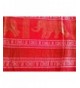 RED Thai Silk Elephant Scarf