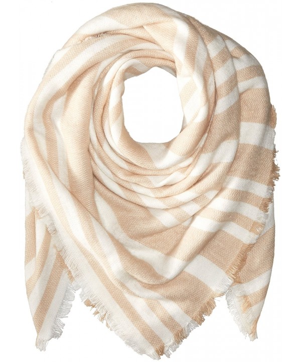 BCBGeneration Women's Striped Square Scarf - Sienna - C612GFZ56GN