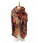 Achillea Womens Oversized Tartan Blanket