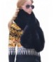 VamJump Women Men 2015 Winter Warm Long Thick Scarves Faux Fox Fur Collar Scarf - Black - CZ127AOVMVF