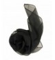 Modadorn Spring & Summer Special Sale Mini Scarf and Handkerchief Pocket Square - Black - C311D3EJJ6N