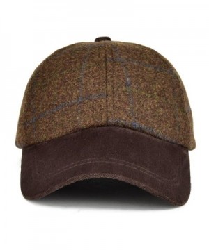 VOBOOM Herringbone Baseball Woolen Adjustable in Men's Newsboy Caps