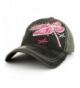 Trendy Apparel Shop Dragonfly Embroidered Stitch Multi Color Baseball Cap - Grey Charcoal - CX1898LKWRH