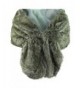 Solid Plush Shawl Satin Lining in Wraps & Pashminas