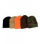 Holiday Deals! 5 Knit Beanies Khaki- Brown- Black- Orange- & Camo - CL115HB3ZL5