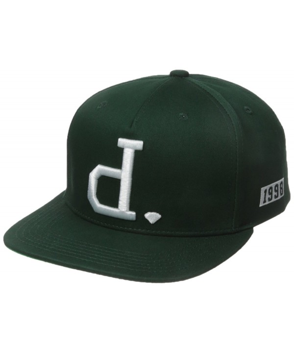 Diamond Supply Co Men's Un Polo Snapback - Hunter Green - CK12BMIH2EH