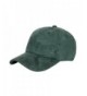 1611MAIN Suede Low Profile Plain Adjustable Strapback Baseball Dad Cap (Dark Green) - C912N1KI44P