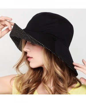 MaitoseTM Womens Wide Foldable Black in Women's Sun Hats