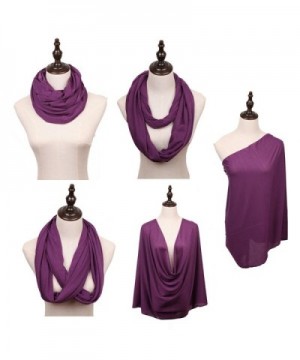 MissShorthair Lightweight Plain Infinity Scarfs in Fashion Scarves