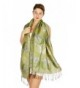 SERENITA Paisley lurex jacquard pashmina in Wraps & Pashminas