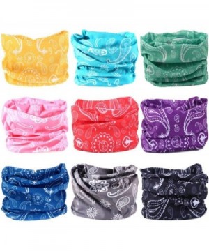 Headwear Wide Headbands Scarf Head Wrap Mask Neck Warmer by VANCROWN - "		 	 9PC.Paisley Series.1	 	" - CZ188TR0OMZ