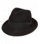 Sakkas Clark Grosgrain Bow Wool Trilby Fedora - Black - CP11H0H1WKF