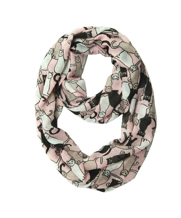 Infinity Scarf Jersey Or Chiffon Fox All Over Unisex Fashion Loop Scarves