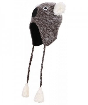 Simplicity Animal Winter Fleece Beanie in Men's Skullies & Beanies