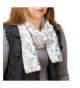 Black White Music Note Scarf