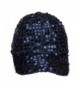 Women's Sequin Ball Cap - Blue - CU127A7799V