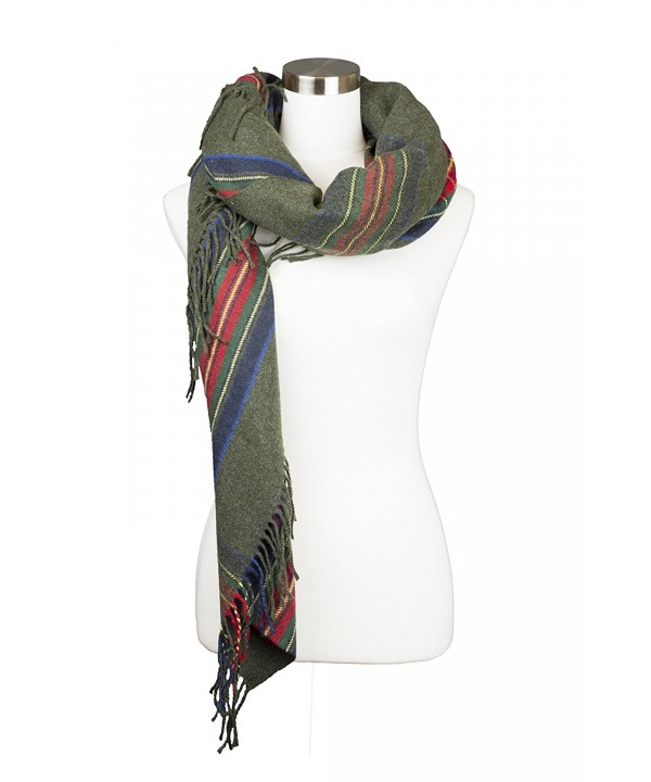 Momo Fashion Fall Winter Women's Scarf Various Pattern Styles - 7210-green - C3185EN58NQ