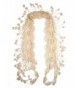 Bohomonde Laurel Scarf- 100% Cotton Crochet Lace Tassel Fringe Scarf - Cream - CE11QHMDZFJ